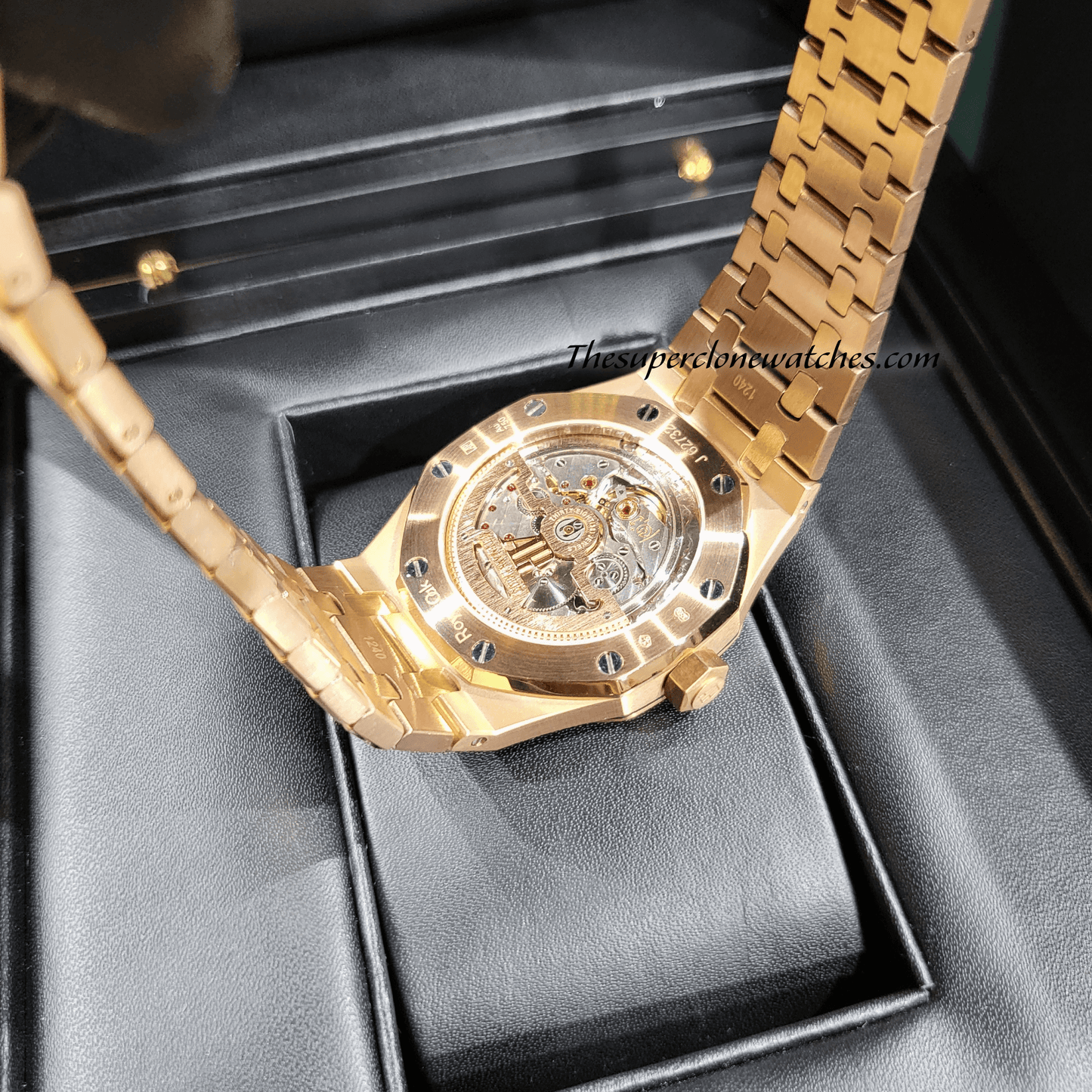 Audemars Piguet Royal Oak Jumbo Extra-Thin Smoked Grey Dial Exact 1:1 Super Clone 7121 Swiss Movement Replica Watch