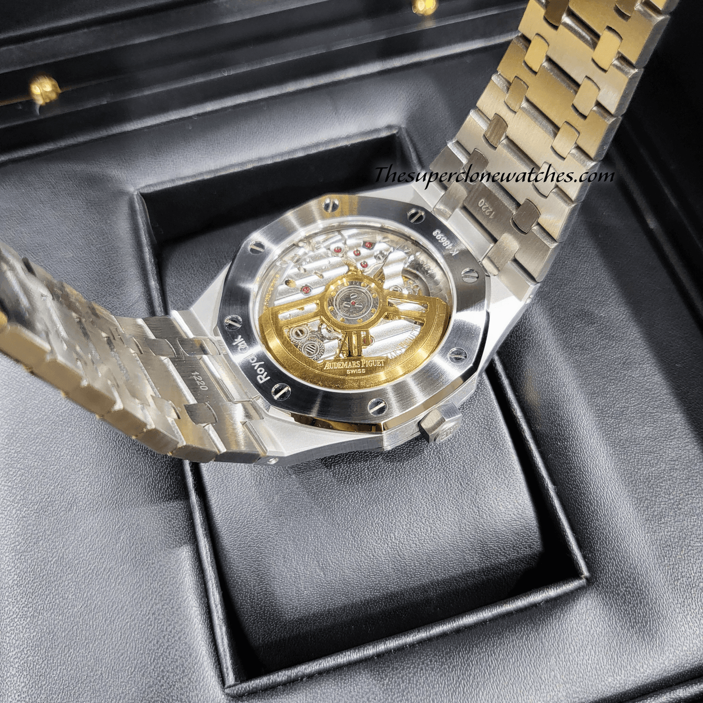 Audemars Piguet Royal Oak Stainless Steel Black Dial Exact 1:1 Super Clone 4302 Swiss Movement Replica Watch