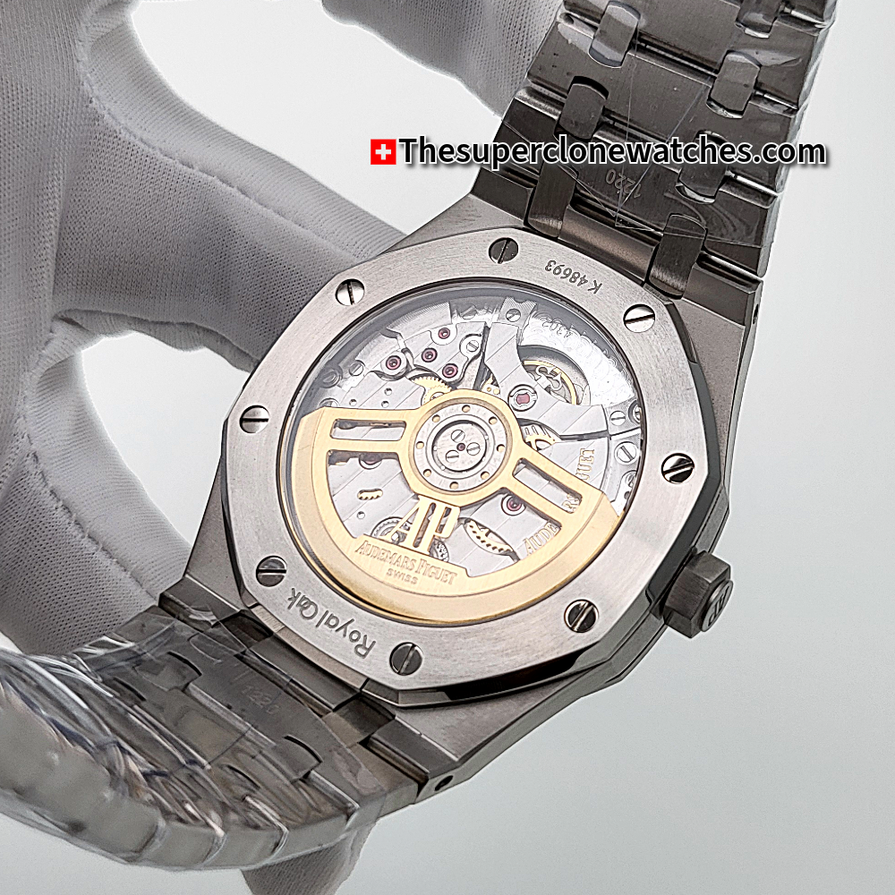 Audemars Piguet Royal Oak Stainless Steel Black Dial Exact 1:1 Super Clone 4302 Swiss Movement Replica Watch