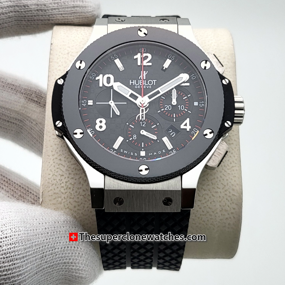 Hublot Big Bang Original Steel Ceramic Exact 1 1 Super Clone HUB4100 S Thesuperclonewatches