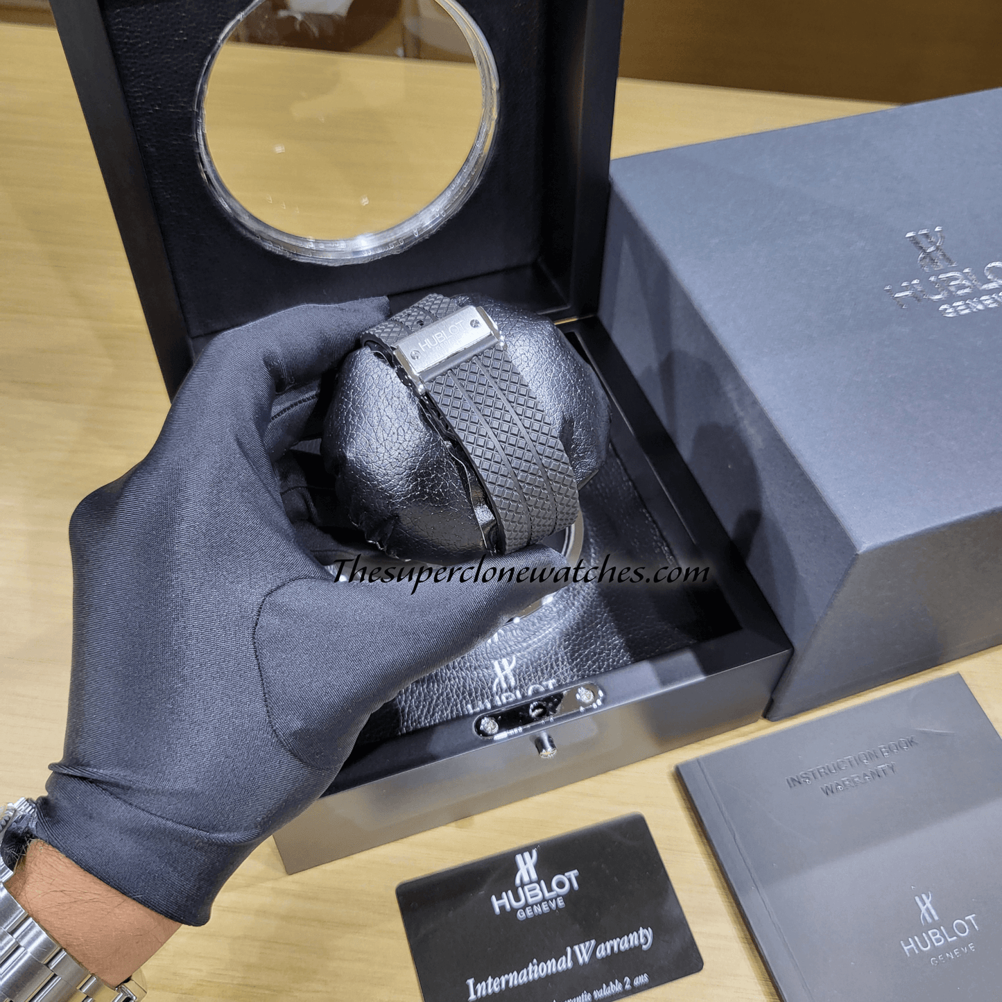 Hublot Big Bang Original Steel Ceramic Exact 1:1 Super Clone HUB4100 Swiss Movement Replica Watch