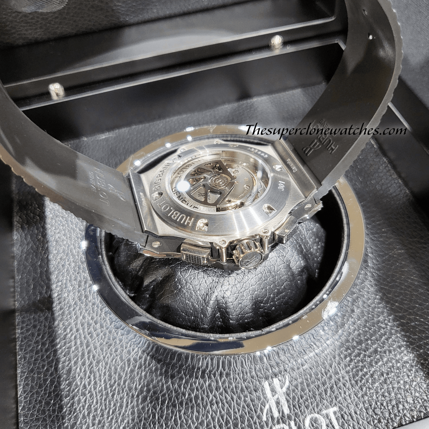 Hublot Big Bang Original Steel Ceramic Exact 1:1 Super Clone HUB4100 Swiss Movement Replica Watch