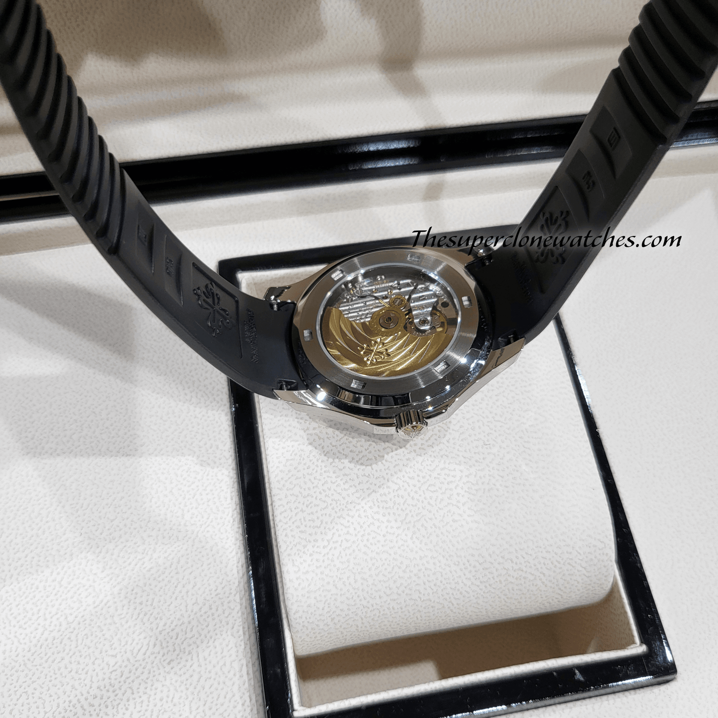 Patek Philippe Aquanaut Stainless Steel 5167A-001 Black Dial Exact 1:1 Super Clone 26-330 S C Swiss Movement Replica Watch