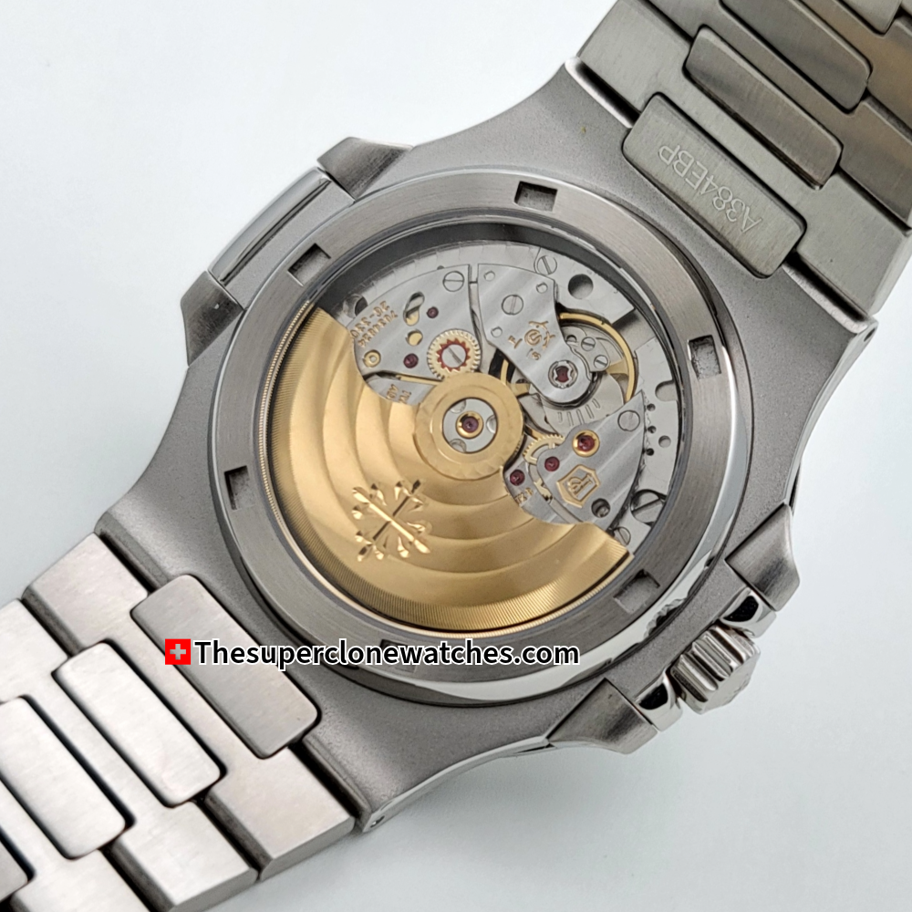 Patek Philippe Nautilus White Gold 5811/1G-001 Sunburst Blue Dial Exact 1:1 Super Clone 26-330 S C Swiss Movement Replica Watch