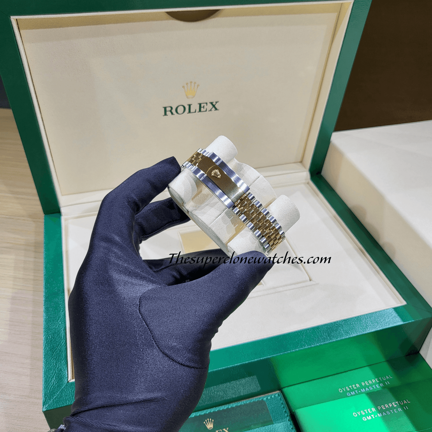 Rolex Datejust Oystersteel and Yellow Gold Slate Dial Exact 1:1 Super Clone 3235 Swiss Movement Replica Watch Ref-126333