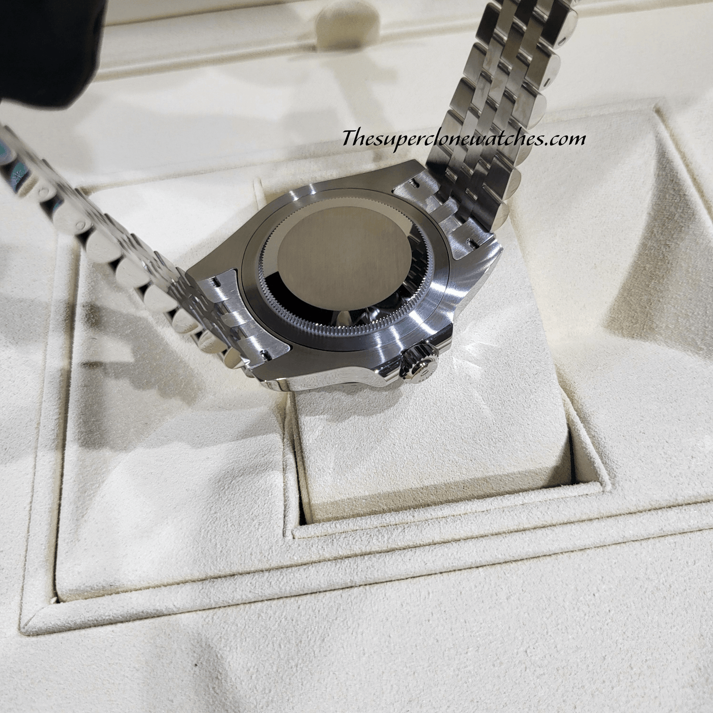 Rolex GMT Master II BATMAN Jubilee Bracelet Exact 1:1 Super Clone 3285 Swiss Movement Replica Watch Ref-126710BLNR