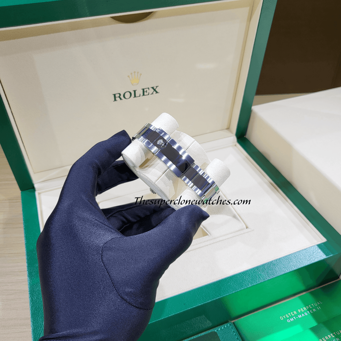 Rolex GMT Master II White Gold Left-Hand