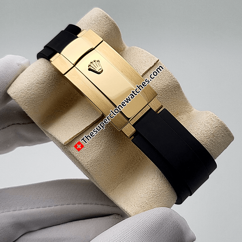 Rolex Sky-Dweller 18ct Yellow Gold Oysterflex Bright Green Dial 42mm Exact 1:1 Super Clone 9002 Swiss Movement Replica Watch Watch Ref-336238