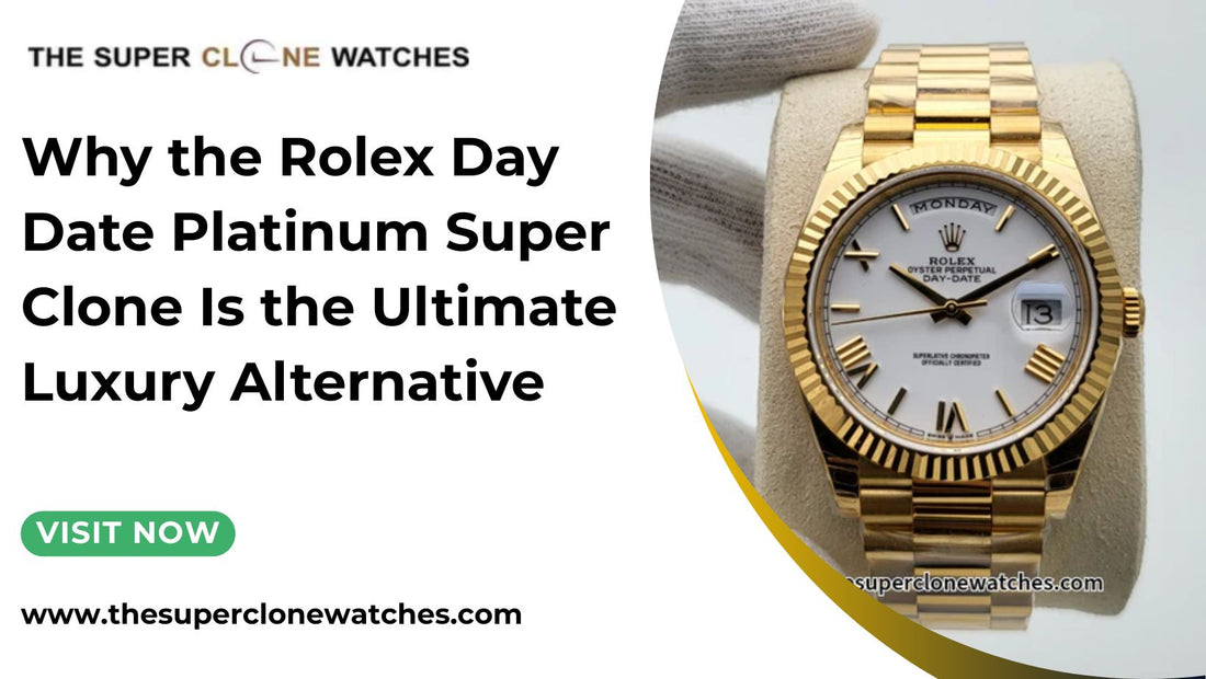 Why the Rolex Day-Date Platinum Super Clone Is the Ultimate Luxury Alternative