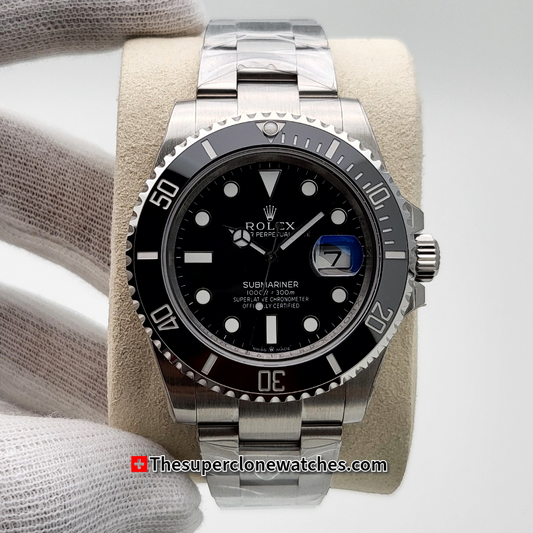 Rolex Submariner Date Black Dial Exact 1:1 Super Clone 3235 Swiss Movement Replica Watch Ref-126610LN