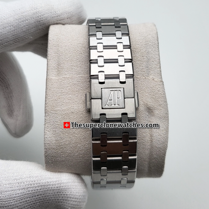 Audemars Piguet Royal Oak Stainless Steel 50th Anniversary Green Dial Exact 1:1 Super Clone 4302 Swiss Movement Replica Watch