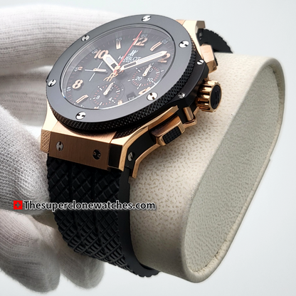 Hublot Big Bang Original Gold Ceramic Exact 1:1 Super Clone HUB4100 Swiss Movement Replica Watch