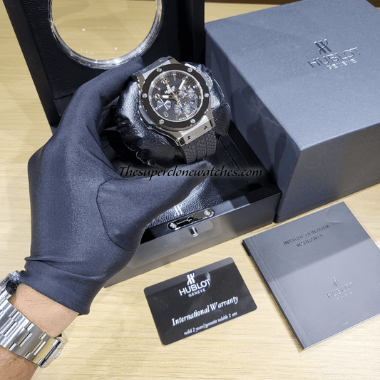 Hublot Big Bang Original Steel Ceramic Exact 1:1 Super Clone HUB4100 Swiss Movement Replica Watch