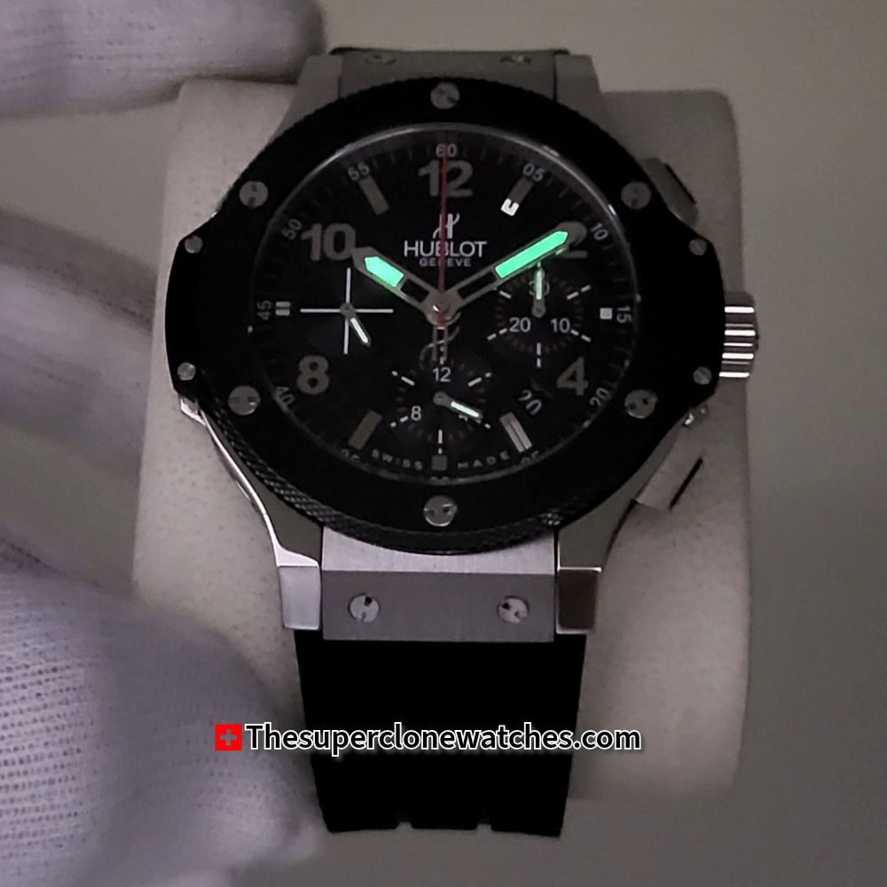 Hublot Big Bang Original Steel Ceramic Exact 1:1 Super Clone HUB4100 Swiss Movement Replica Watch