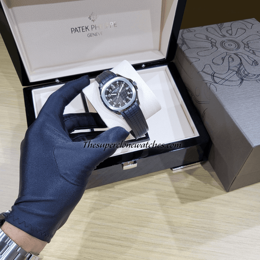 Patek Philippe Aquanaut Stainless Steel 5167A-001 Black Dial Exact 1:1 Super Clone 26-330 S C Swiss Movement Replica Watch
