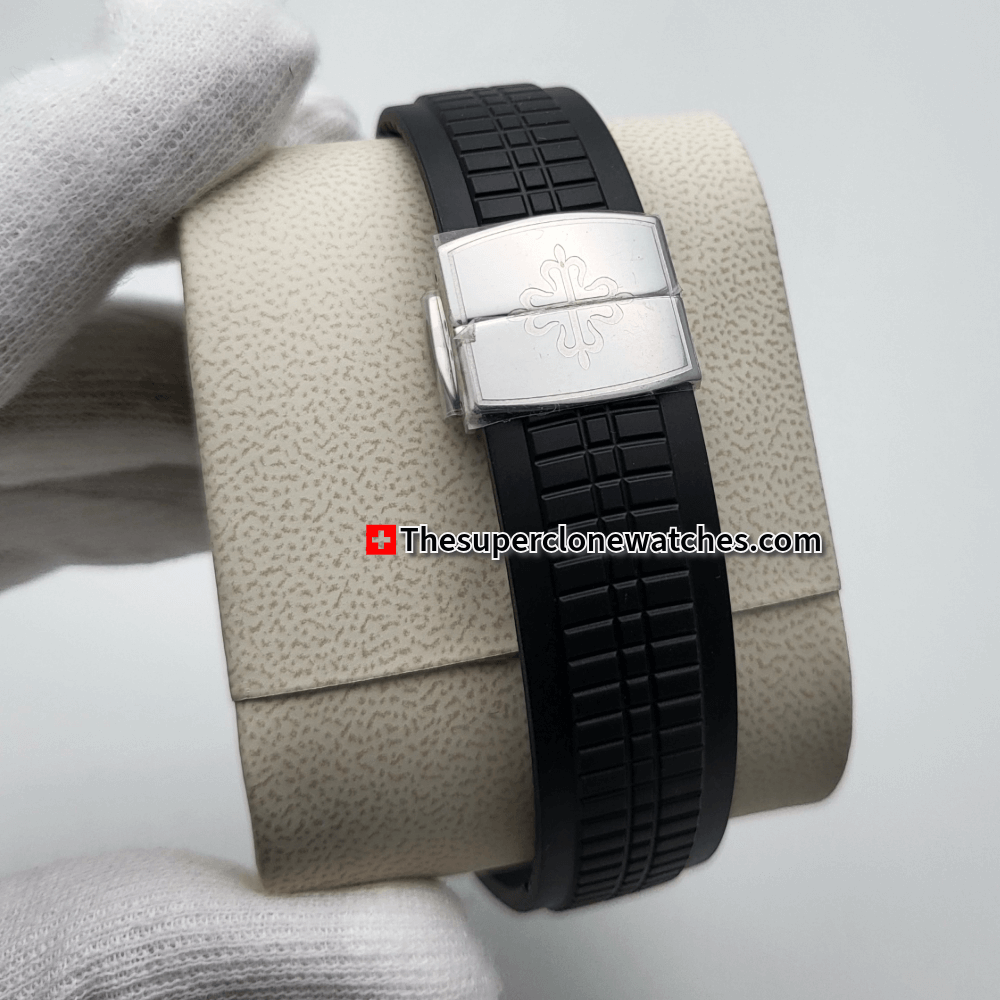 Patek Philippe Aquanaut Stainless Steel 5167A-001 Black Dial Exact 1:1 Super Clone 26-330 S C Swiss Movement Replica Watch