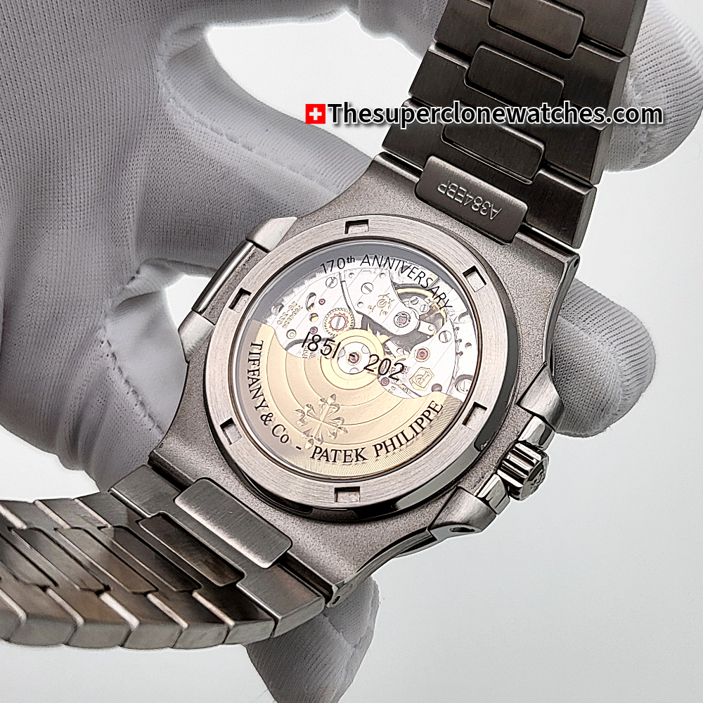 Patek Philippe Nautilus Tiffany & Co 5711/1A-018 Exact 1:1 Super Clone 26-330 S C Swiss Movement Replica Watch