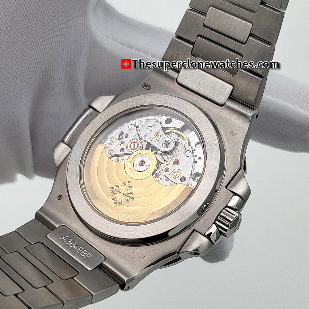 Patek Philippe Nautilus White Gold 5811/1G-001 Sunburst Blue Dial Exact 1:1 Super Clone 26-330 S C Swiss Movement Replica Watch