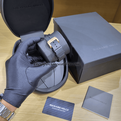 Richard Mille RM 011 Rose Gold Flyback Chronograph Exact 1:1 Super Clone RM 11-03 Swiss Movement Replica Watch