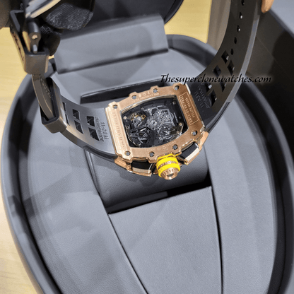 Richard Mille RM 011 Rose Gold Flyback Chronograph Exact 1:1 Super Clone RM 11-03 Swiss Movement Replica Watch