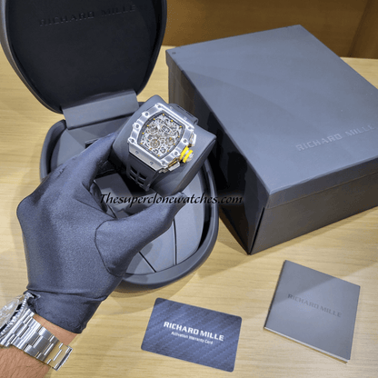 Richard Mille RM 011 Titanium Flyback Chronograph Exact 1:1 Super Clone RM 11-03 Swiss Movement Replica Watch