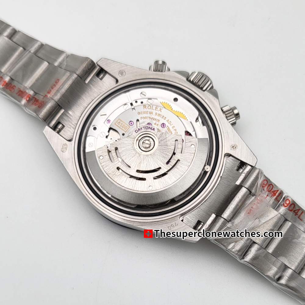 Rolex Cosmograph Daytona Panda Black Dial Exact 1:1 Super Clone 4130 Swiss Movement Replica Watch
