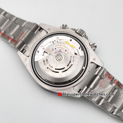 Rolex Cosmograph Daytona Panda Black Dial Exact 1:1 Super Clone 4130 Swiss Movement Replica Watch