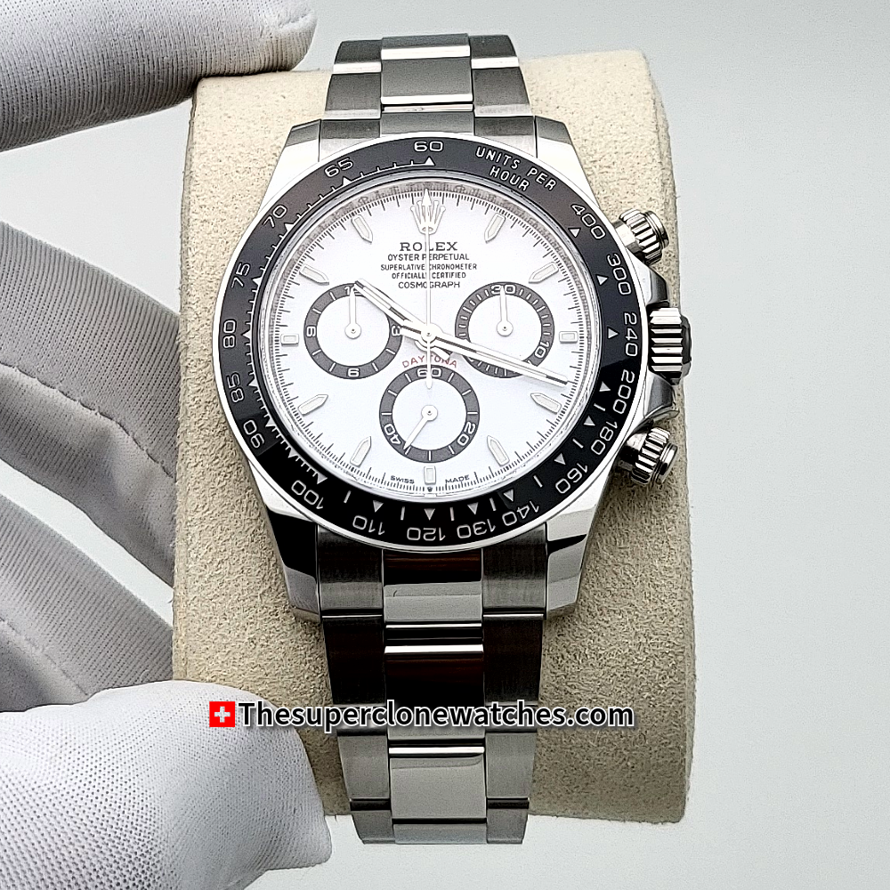 RolexCosmographDaytonaPandaWhiteDialExact11SuperClone4131SwissMovementReplicaWatchRef-126500LN_3