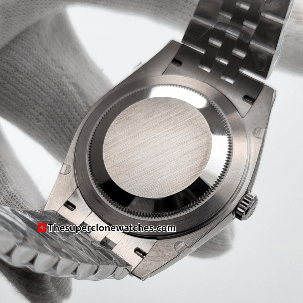 Rolex Datejust Oystersteel and White Gold Mint Green Dial Exact 1:1 Super Clone 3235 Swiss Movement Replica Watch Ref-126334