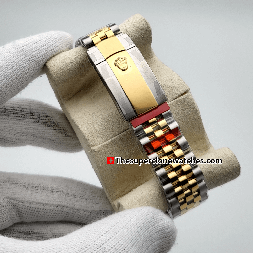 Rolex Datejust Oystersteel and Yellow Gold Slate Dial Exact 1:1 Super Clone 3235 Swiss Movement Replica Watch Ref-126333