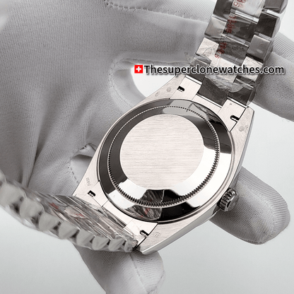 Rolex Day-Date Oyster White Gold Slate Dial Exact 1:1 Super Clone 3255 Swiss Movement Replica Watch Ref-228239