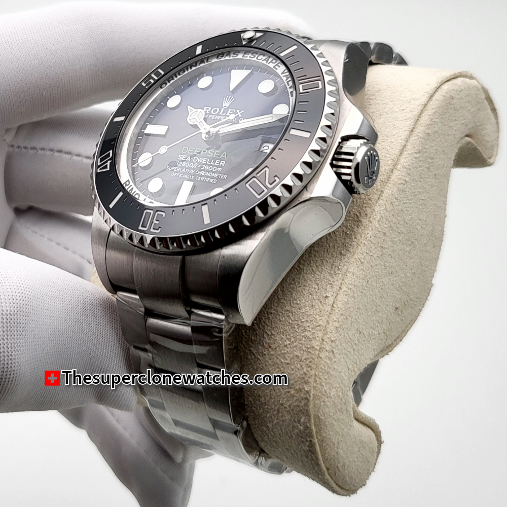 Rolex Deepsea D-Blue Oystersteel Bracelet Exact 1:1 Super Clone 3235 Swiss Movement Replica Watch Ref-136660