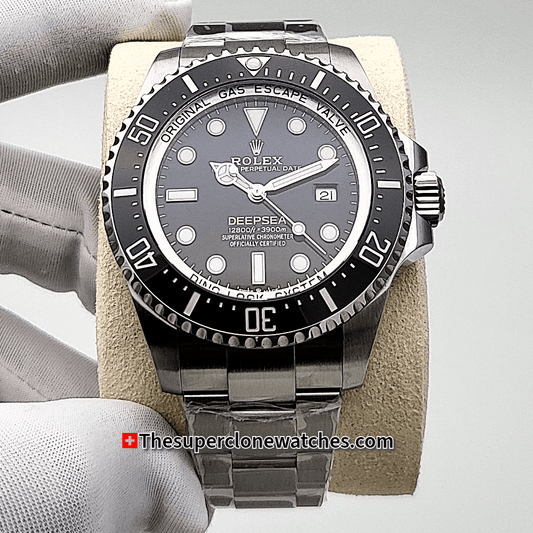 Rolex Deepsea D-Blue Oystersteel Bracelet Exact 1:1 Super Clone 3235 Swiss Movement Replica Watch Ref-136660