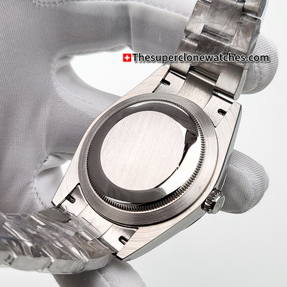 Rolex Oyster Perpetual Turquoise Blue Celebration Motif Dial Exact 1:1 Super Clone 3230 Swiss Movement Replica Watch Ref-134300