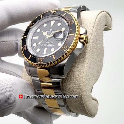 Rolex Sea-Dweller Oystersteel and Yellow Gold Exact 1:1 Super Clone 3235 Swiss Movement Replica Watch Ref-126603