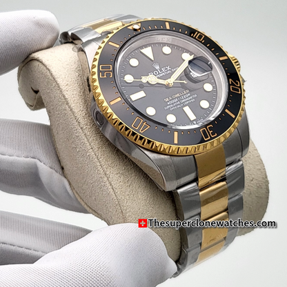 Rolex Sea-Dweller Oystersteel and Yellow Gold Exact 1:1 Super Clone 3235 Swiss Movement Replica Watch Ref-126603