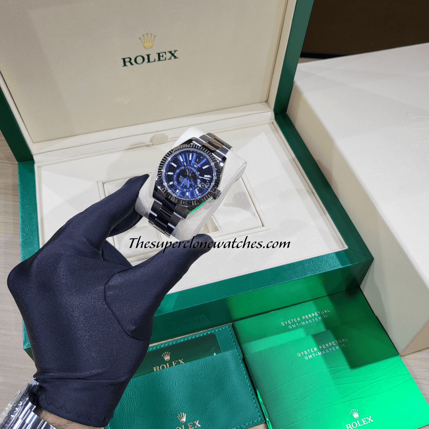 rolex sky dweller super clone