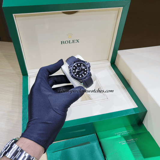 Rolex Yacht-Master White Gold Oysterflex Exact 1:1 Super Clone 3235 Swiss Automatic Replica Watch Ref-226659