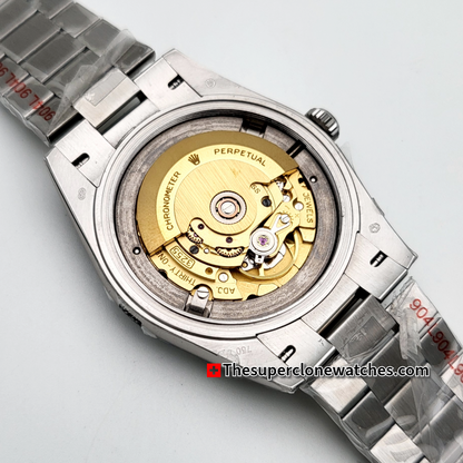 Rolex Day-Date Platinum Ice Blue Dial Exact 1:1 Super Clone 3255 Swiss Movement Replica Watch