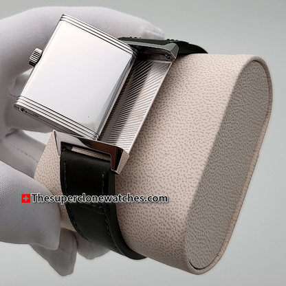 Jaeger-LeCoultre Reverso Tribute Monogace Small Seconds Green leather Strap Exact 1:1 Super Clone 822 Swiss Movement Replica Watch