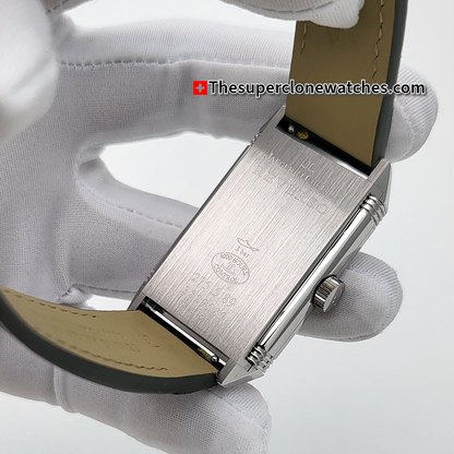 Jaeger-LeCoultre Reverso Tribute Monogace Small Seconds Green leather Strap Exact 1:1 Super Clone 822 Swiss Movement Replica Watch
