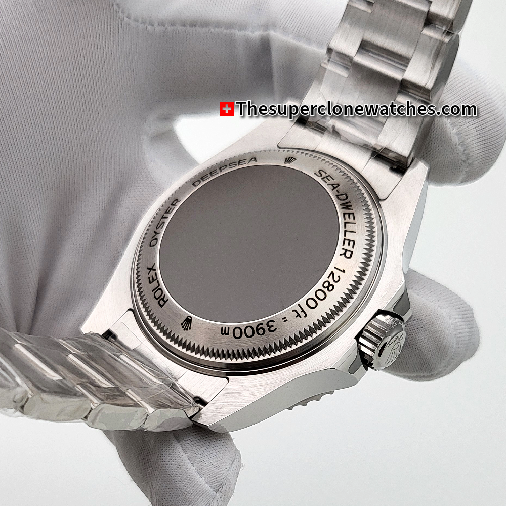 Rolex Deepsea Oystersteel Intense Black Dial Exact 1:1 Super Clone 3235 Swiss Movement Replica Watch Ref-136660