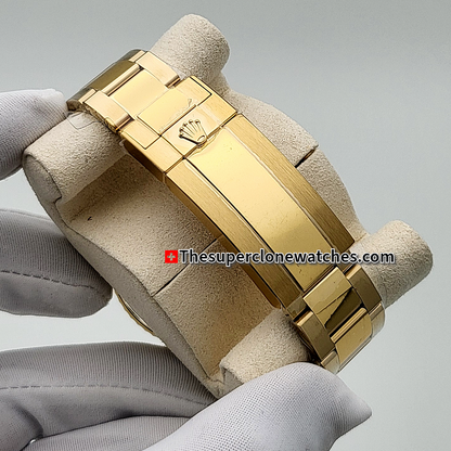 Rolex Deepsea Oyster Yellow Gold Blue Dial Exact 1:1 Super Clone 3235 Swiss Movement Replica Watch Ref-136668LB