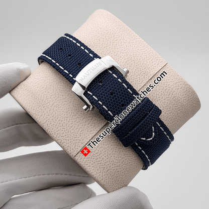 Patek Philippe Cubitus Platinum 5822P-001 Sunburst Blue Dial 45mm Exact 1:1 Super Clone 240 PS CI J LUSwiss Movement Replica Watch