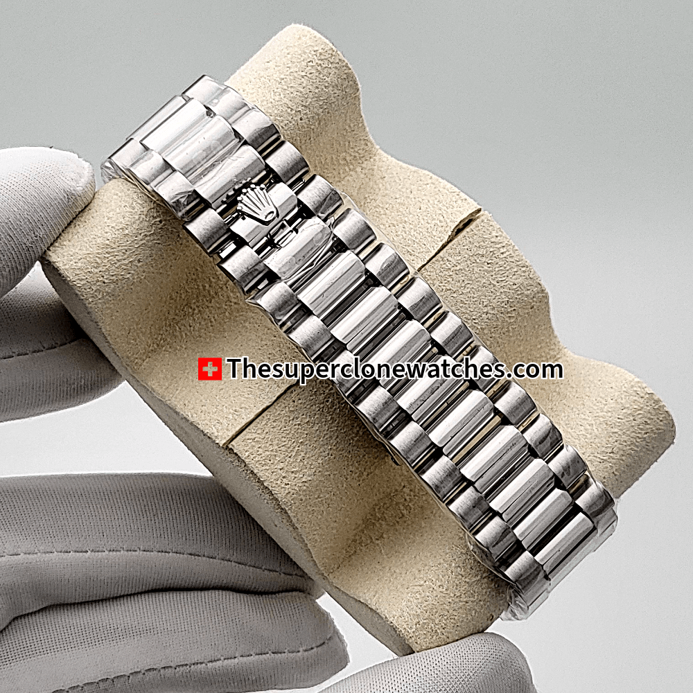 Rolex Day-Date White Gold Blue ombre Dial Watch