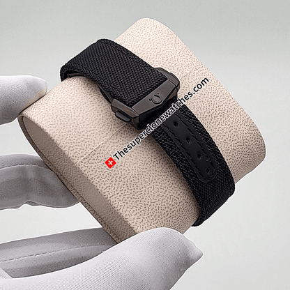 Omega Speedmaster Dark Side Of the Moon 44.25mm Black Ceramic On Coated Nylon Fabric Strap Exact 1:1 Top Quality Super Clone 9300 Swiss Movement Replica Watch