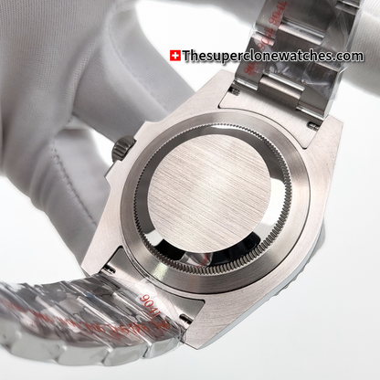 Rolex GMT Master II White Gold Left-Hand Green Ceramic Dial Exact 1:1 Super Clone ETA 3285 Swiss Movement Replica Watch Ref-126729VTNR