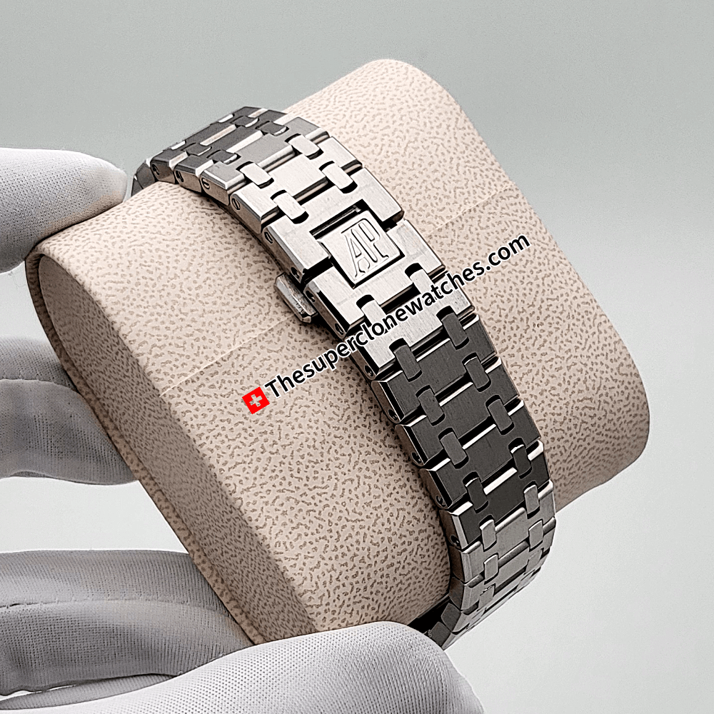 Audemars Piguet Royal Oak Stainless Steel Black Dial Exact 1:1 Super Clone 3120 Swiss Movement Replica Watch