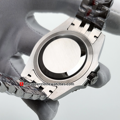 Rolex GMT Master II BATGIRL Jubilee Bracelet Exact 1:1 Super Clone 3285 Swiss Movement Replica Watch Ref-126710BLNR