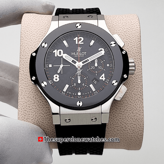 Hublot Big Bang Original Steel Ceramic Exact 1:1 Super Clone HUB4100 Swiss Movement Replica Watch